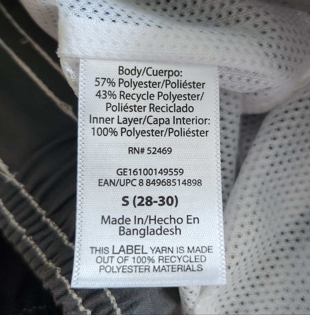 George Men’s Black Cargo Eboard Swim Shorts, Size Small (28–30), 9” Inseam, NWT - Picture 11 of 16
